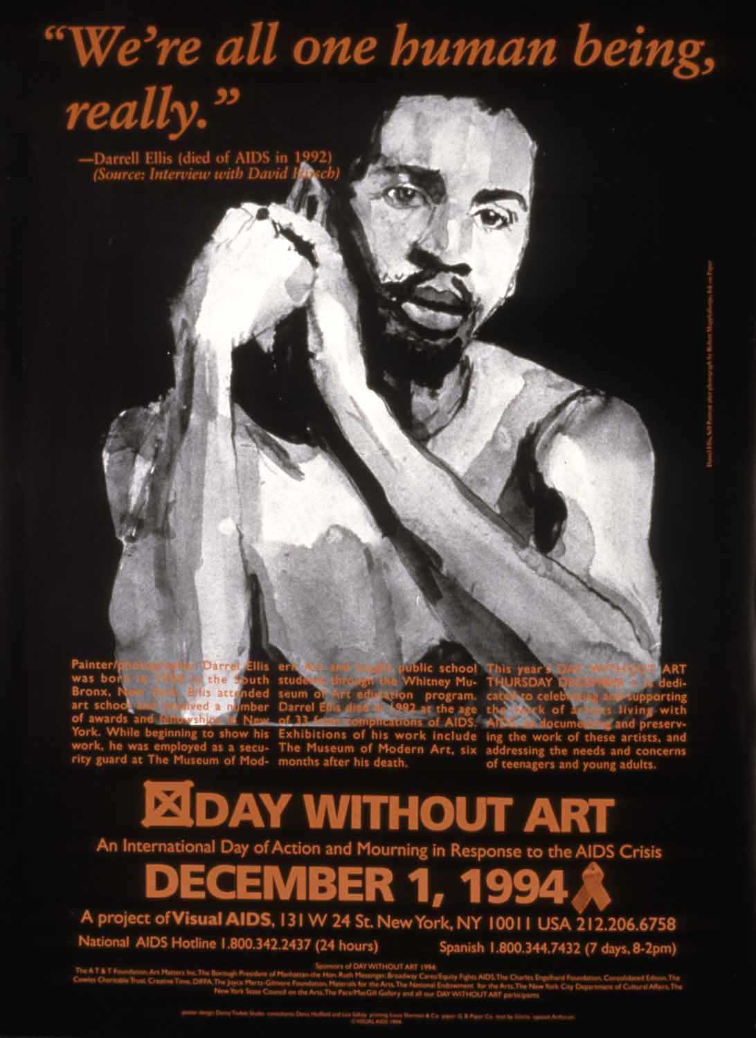 DAY WITHOUT ART POSTERS — Visual AIDS